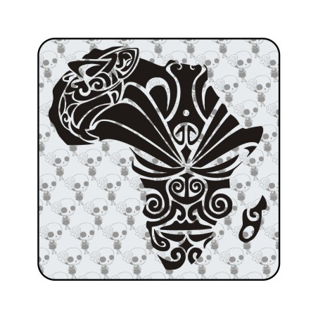 Pegatina AFRICA TRIBAL. Pegatinas surferas.