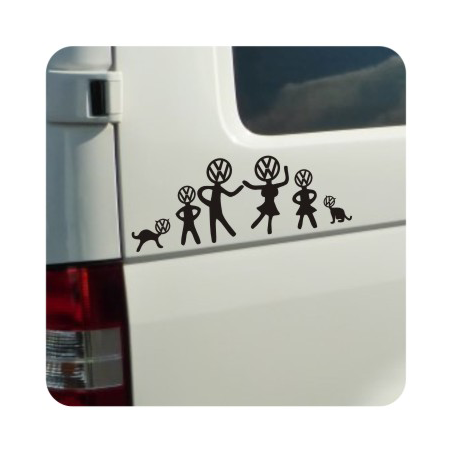Autocollant vw family