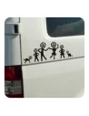 Aufkleber vw family