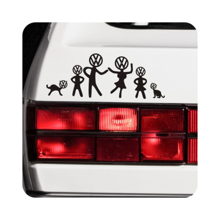 Autocollant vw family