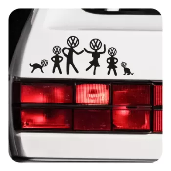 Sticker vw family