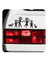 Aufkleber vw family
