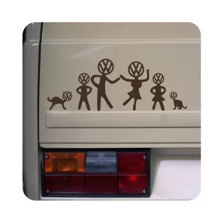 Sticker vw family