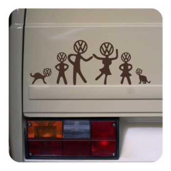 Sticker vw family