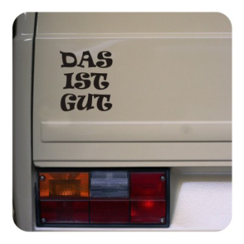 Sticker Das Ist Gut