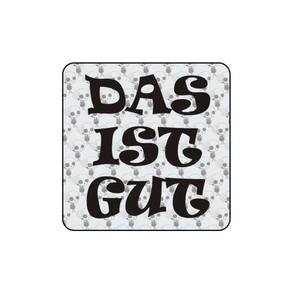 Pegatina DAS IST GUT. Pegatinas freaks, pegatinas frikis.