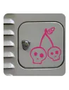 Autocollant cherry skull