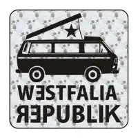 Pegatina WESTFALIA REPUBLIK. Pegatinas para Camper y Autocaravana 2