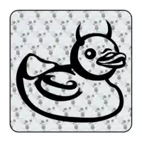 Sticker demon duck 2