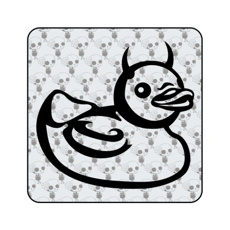 Sticker demon duck