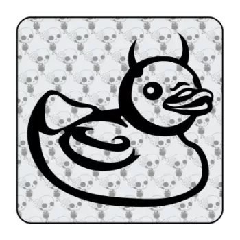 Sticker demon duck