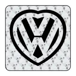 Sticker Corazon VW 2