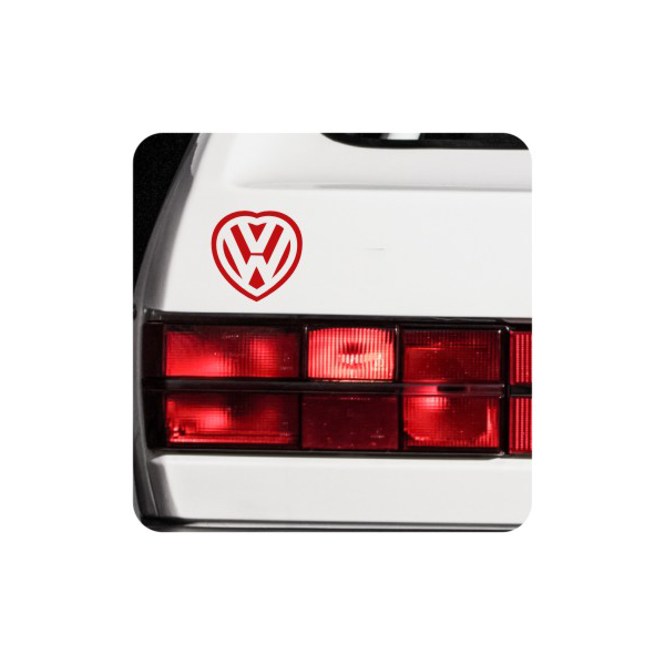 Sticker Corazon VW