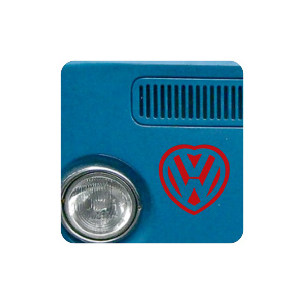 Sticker Corazon VW
