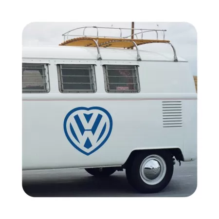 HERZ VW Aufkleber