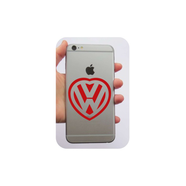 Sticker Corazon VW