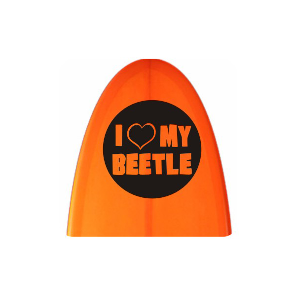 Sticker I love my beetle