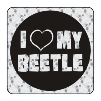 Sticker I love my beetle