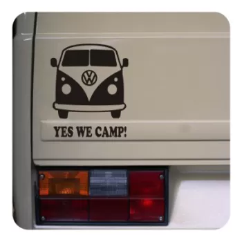 YES WE CAMP Aufkleber