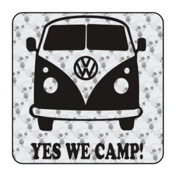 YES WE CAMP Aufkleber