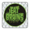 EAT BRAINS Aufkleber