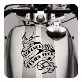 Autocollant forever flying free