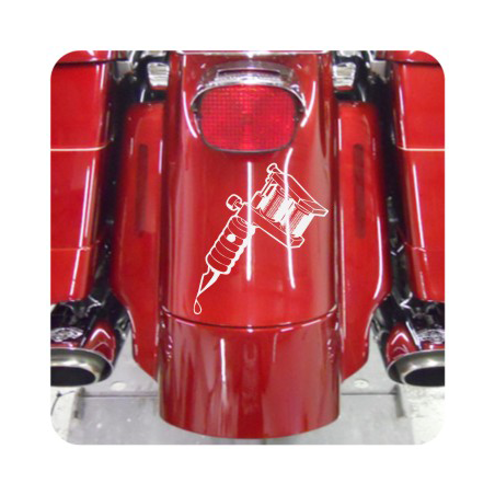 Pegatina de vinilo TATUADORA