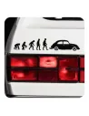Autocollant evolucion beetle