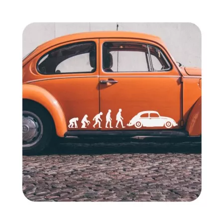 Autocollant evolucion beetle