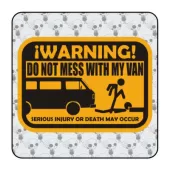 DON T MESS WITH MY VAN Aufkleber 2