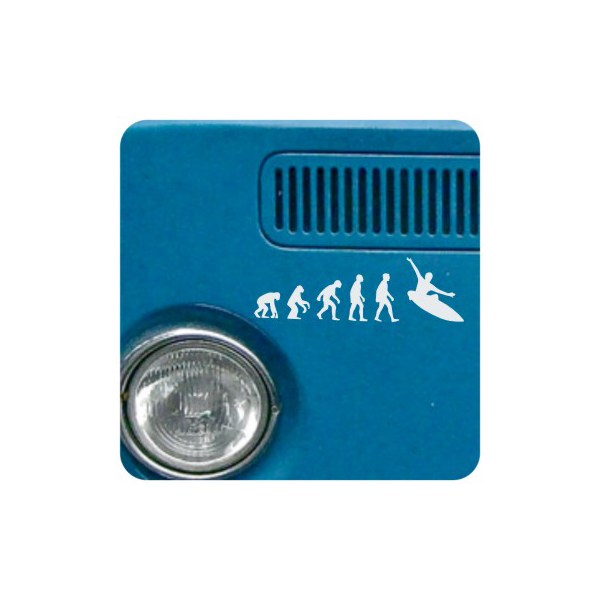 Sticker evolucion surf