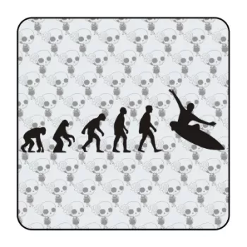 Sticker evolucion surf