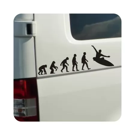 Sticker evolucion surf