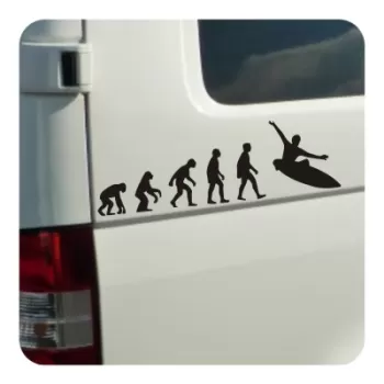 Sticker evolucion surf