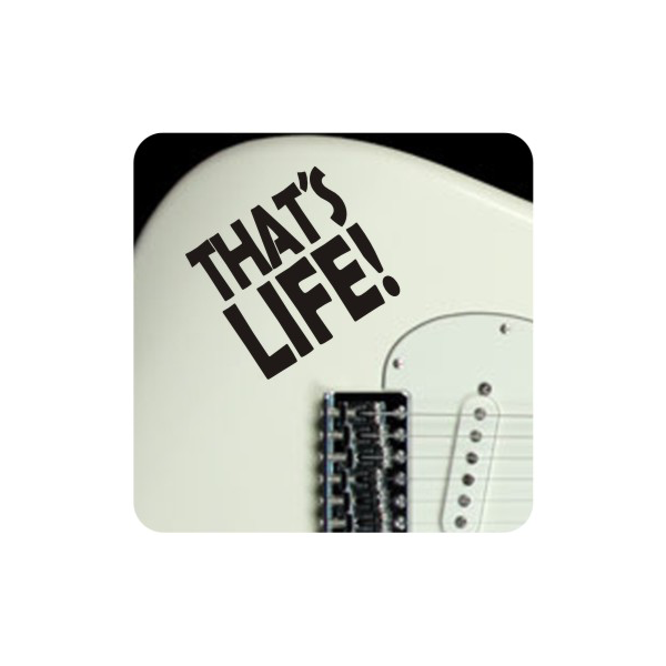 Pegatina THAT S LIFE. Pegatinas freaks, pegatinas frikis.
