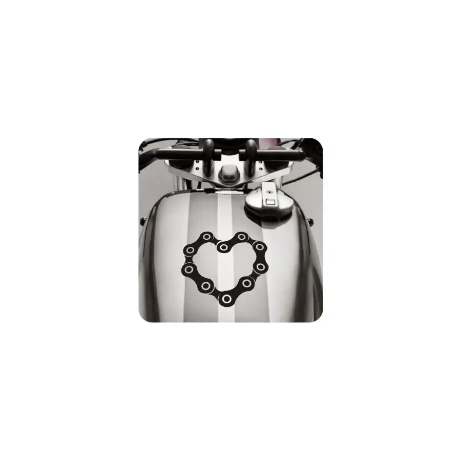 Cadena Sticker CHAIN HEART STICKER. BUY VINYL STICKERS.