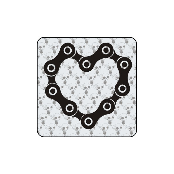 Autocollant corazon de cadena