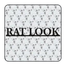 Autocollant rat look 2