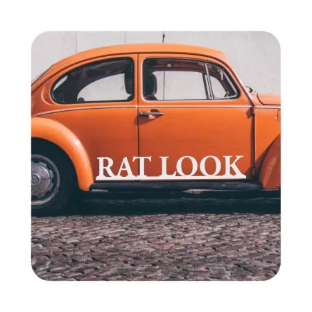 Autocollant rat look