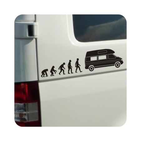Pegatina EVOLUCION T4 EXCLUSIVE. Pegatinas para Camper y Autocaravana