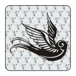 Sticker golondrina old school 2