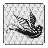 Pegatina de vinilo GOLONDRINA OLD SCHOOL 2