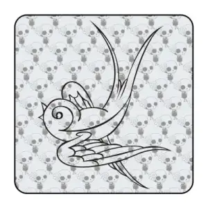 Sticker golondrina old school