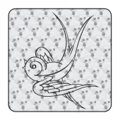 Sticker golondrina old school 2