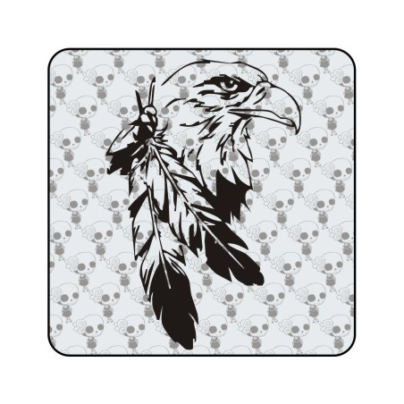 Sticker aguila plumas