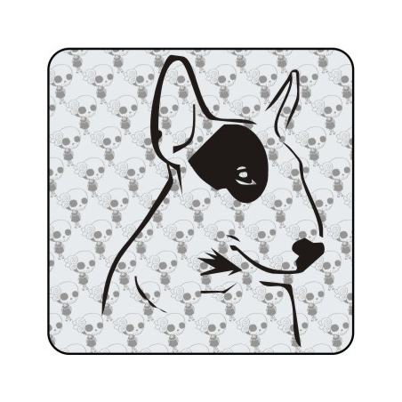 Autocollant bull terrier