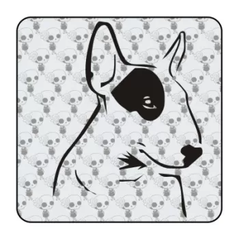 Sticker bull terrier