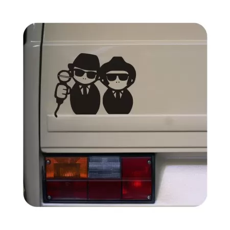 Autocollant blues brothers