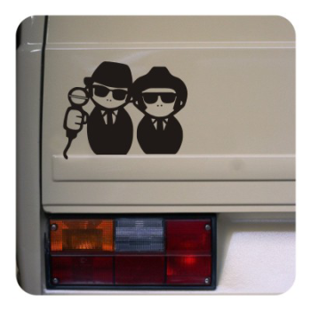 BLUES BROTHERS Aufkleber