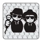 Pegatina BLUES BROTHERS. Pegatinas freaks, pegatinas frikis. 2
